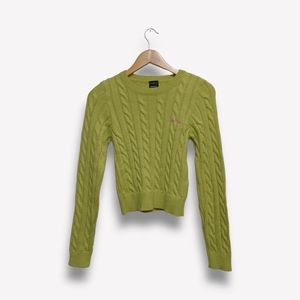 Urban Outfitter's iets frans Lime Cable Knit Sweater, SP